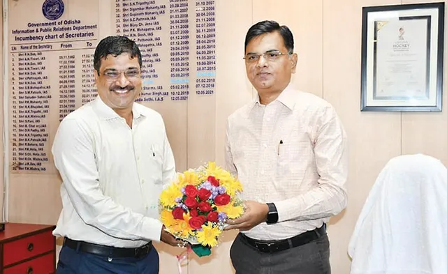 ସୂଚନା ଓ ଲୋକସଂପର୍କ ବିଭାଗର ପ୍ରମୁଖ ଶାସନ ସଚିବ ଭାବେ ଦାୟିତ୍ବ ଗ୍ରହଣ କଲେ ସଂଜୟ ସିଂହ