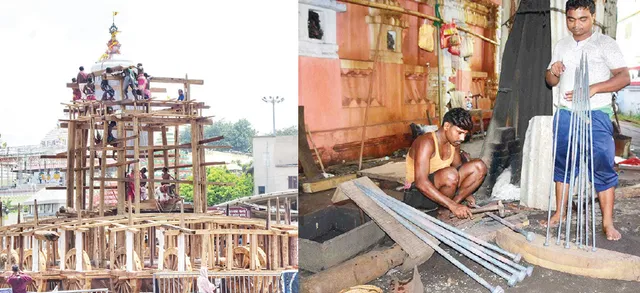 ମହାପ୍ରଭୁଙ୍କ ରଥ ନିର୍ମାଣ ପାଇଁ ପ୍ରସ୍ତୁତ ହୁଏ ୭୦ ପ୍ରକାର କଣ୍ଟା