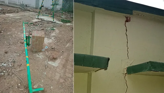 ସମରା ସ୍କୁଲ ରୂପାନ୍ତରଣ କାମ ନିମ୍ନ ମାନର: ଉଦ୍‌ଘାଟନ ପୂର୍ବରୁ କାନ୍ଥ ଫାଟିଲା, ଟାଇଲ୍‌ ଉପୁଡ଼ିଲା