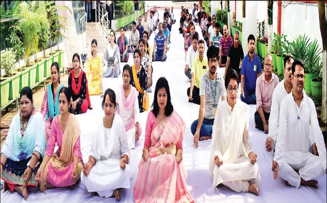 ପଞ୍ଚଦୀପ ଭବନରେ ଯୋଗ ଶିବିର