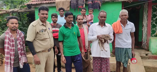 କେନାଲ ପାଣିରେ ଭାସି ଆସିଥୁଲା ବାର୍‌ହା ଛୁଆ, ଉଦ୍ଧାର କଲା ବନ ବିଭାଗ