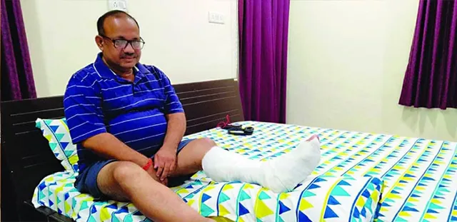 ବିଧାୟକ ଜ୍ୟୋତିପ୍ରକାଶ ପାଣିଗ୍ରାହୀ ଆହତ