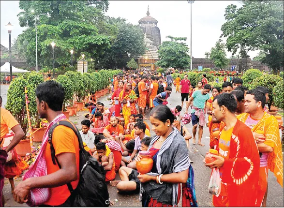 ମହାପ୍ରଭୁଙ୍କୁ ଜଳଲାଗି କଲେ ୨୦ହଜାର କାଉଡ଼ିଆ