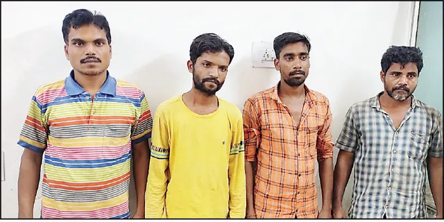 ୪ ଡକାୟତ ଗିରଫ, ଖସିଗଲା ଗଙ୍ଗା ରେଡ୍ଡୀ