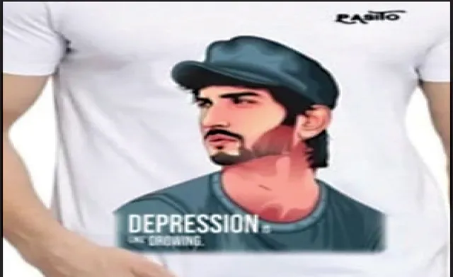 ଟି-ସାର୍ଟରେ ଅବସାଦ ଶବ୍ଦ ସହ ସୁଶାନ୍ତଙ୍କ ଫଟୋକୁ ବିରୋଧ