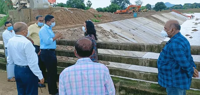 ଆନନ୍ଦପୁର ବ୍ୟାରେଜ କେନାଲ ନିର୍ମାଣର ସମୀକ୍ଷା କଲେ ଜଳସଂପଦ ସଚିବ