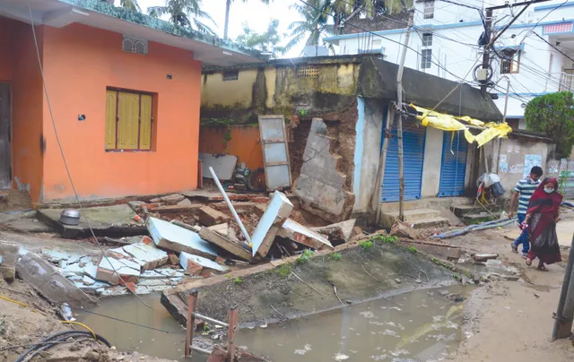 ନୀଳାଦ୍ରିବିହାରରେ ଜାଇକା ଯନ୍ତ୍ରଣା, ଚାରି ପରିବାରର ଘର ଭାଙ୍ଗିଲା