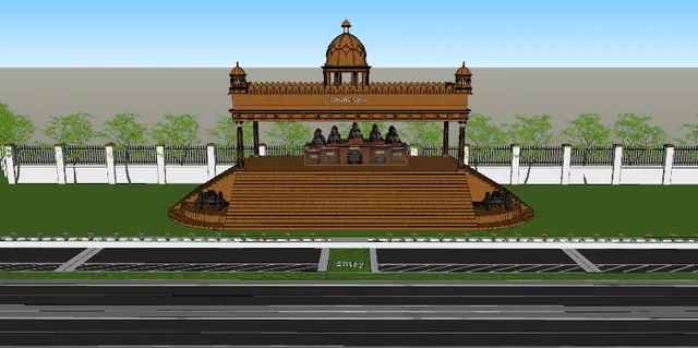 ପଂଚ ପାଇକ ସ୍ମାରକୀ ନିମନ୍ତେ ନକ୍ସା ପ୍ରଦାନ