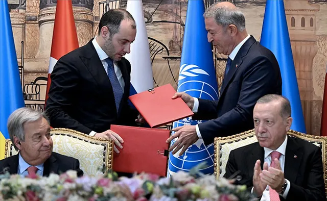 ଯୁଦ୍ଧରେ ମାତି ମଧ୍ୟ ବୈଶ୍ବିକ ଖାଦ୍ୟ ସଙ୍କଟ ହ୍ରାସ କରିବା ପାଇଁ ଚୁକ୍ତି ସ୍ବାକ୍ଷର କଲେ ୟୁକ୍ରେନ୍‌ ଓ ରୁଷ୍‌