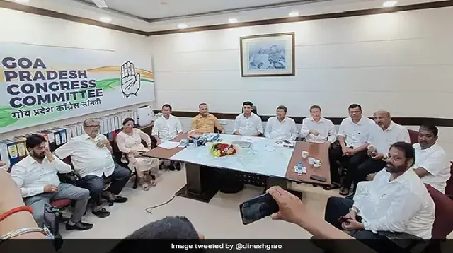 ଗୋଆ ସଂକଟ: ବିଦ୍ରୋହ ଟାଳିଲା କଂଗ୍ରେସ, ବିଦ୍ରୋହୀ ବିଧାୟକଙ୍କ ସହ ଏବେ ବି ଯୋଗାଯୋଗରେ ଅଛି ବିଜେପି