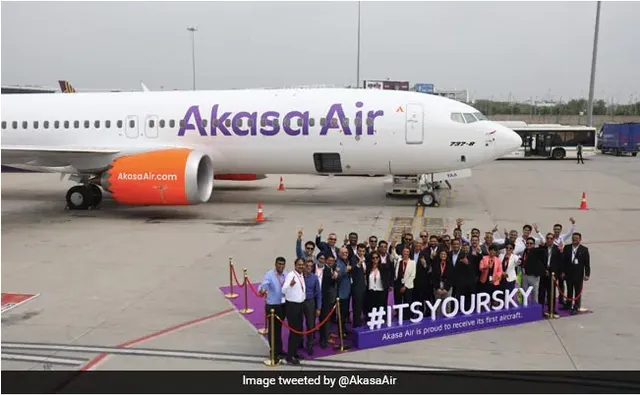‘ଆକାଶ ଏୟାର୍‌’ର ବିମାନ ଉଡ଼ାଣ ଆରମ୍ଭ