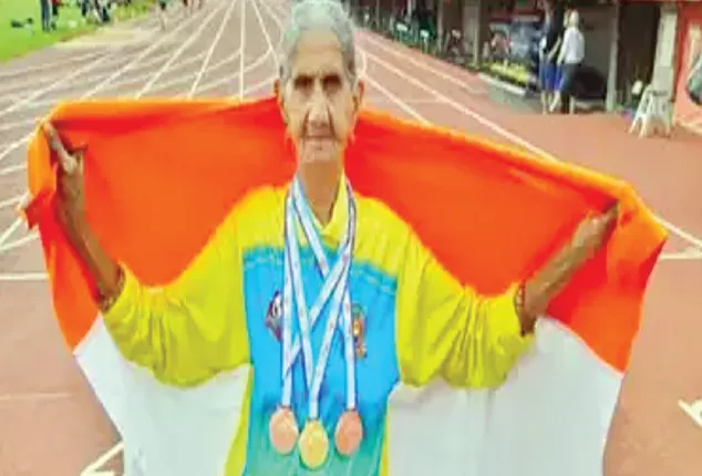 ବିଶ୍ବ ମାଷ୍ଟର୍ସ ଦୌଡ଼କୁଦ: ୯୪ ବର୍ଷୀୟା ଭଗବାନୀ ଦେବୀଙ୍କୁ ପଦକ