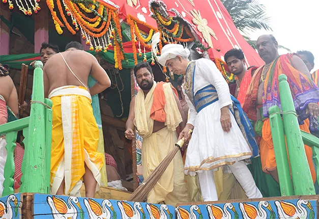 ଏ ସେବା ପରମ୍ପରା‌ର ଆରମ୍ଭ ମହାରାଜା ଇନ୍ଦ୍ରଦ୍ୟୁମ୍ନଙ୍କଠାରୁ : ଗଜପତି ମହାରାଜା ଶ୍ରୀ ଦିବ୍ୟସିଂହ ଦେବ