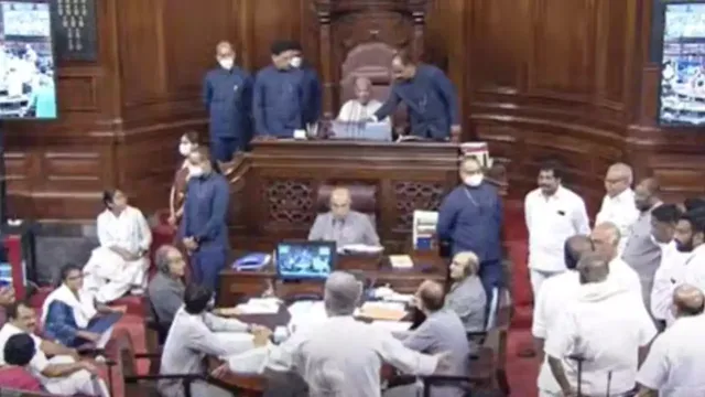 ୧୯ ବିରୋଧୀ ସାଂସଦ ରାଜ୍ୟସଭାରୁ ନିଲମ୍ବିତ: ନିଲମ୍ବିତଙ୍କ ମଧ୍ୟରେ ଟିଏମ୍‌ସିର ୭