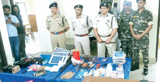 ସୀମାନ୍ତରେ ମାଓବାଦୀ-ଯବାନ ଗୁଳି ବିନିମୟ ଘଟଣା: ମାଓ କ୍ୟାମ୍ପ ଠାବ, ବନ୍ଧୁକ ସହ ବହୁ ସାମଗ୍ରୀ ଜବତ