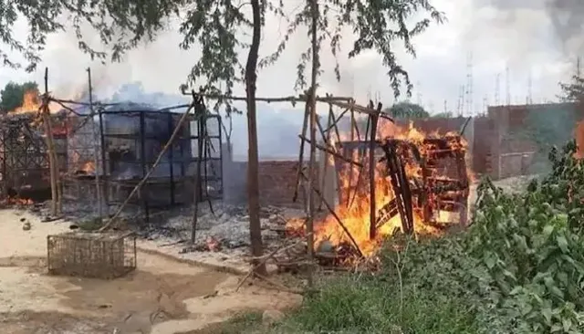 ମନ୍ଦିରରେ ମାଂସ ଖଣ୍ଡ ଓ ଭଙ୍ଗା ପ୍ରତିମା ଦେଖିବା ପରେ କନ୍ନୌଜରେ ହିଂସାକାଣ୍ଡ