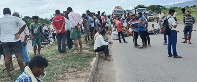 ବୃଦ୍ଧଙ୍କ ମୃତ୍ୟୁ ଘଟଣା; ହତ୍ୟା ଅଭିଯୋଗରେ ରାଜପଥ ଅବରୋଧ