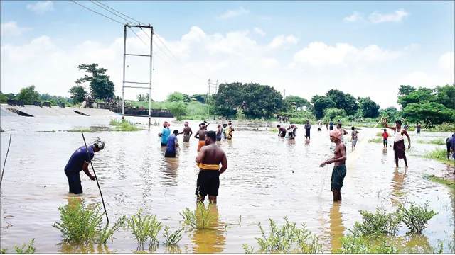 ଭୁବନେଶ୍ବର ଉପକଣ୍ଠରେ ବନ୍ୟା ଜଳ, ବୁଡ଼ିଗଲା ବୀରବନ୍ଧ