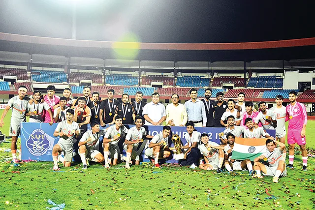 ସାଫ୍‌ ପ୍ରତିଯୋଗିତା: ଟ୍ରଫି ବଜାୟ ରଖି‌ଲା ଭାରତ, ଫାଇନାଲ୍‌ରେ ପୁଣି ବାଂଲାଦେଶକୁ ହରାଇଲା