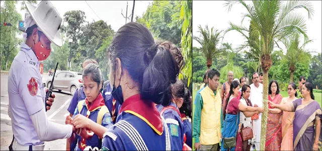 ଜମିଲା ରକ୍ଷାବନ୍ଧନ ମାହୋଲ: ପ୍ରେରଣା ବାନ୍ଧିଲା ଗଛରେ ରାକ୍ଷୀ