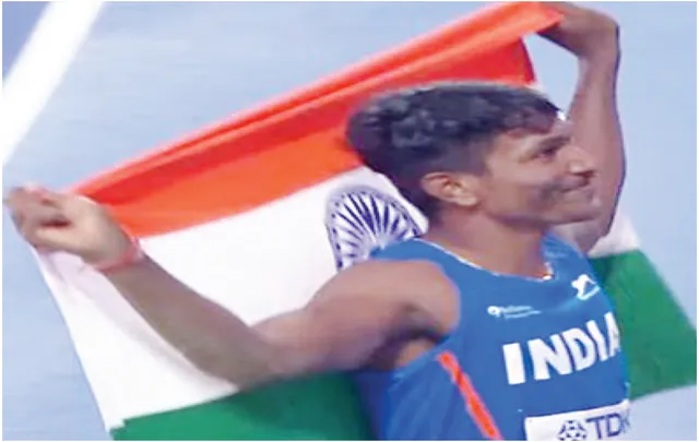 କନିଷ୍ଠ ବିଶ୍ବ ଦୌଡ଼କୁଦରେ ଥିରୁମାରନଙ୍କୁ ରୌପ୍ୟ