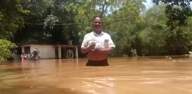 ବୈତରଣୀ ବନ୍ୟାରେ ବୁଡିଲା ଧାମନଗର ବ୍ଲକର ତଳିଆ ଗାଁ, ଜଳବନ୍ଦିରେ ଗାଁ ଲୋକେ