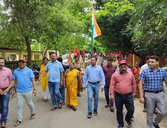 ହର ଘର ତ୍ରିରଙ୍ଗା ଶୋଭାଯାତ୍ରା ଉଦଘାଟିତ