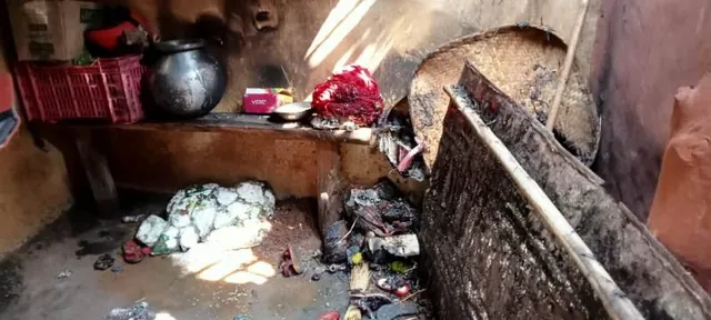 ସିଲିଣ୍ଡରରୁ ଗ୍ୟାସ ଲିକ୍ ହୋଇ ଘର ଜଳିଗଲା: ୨ ଗୁରୁତର