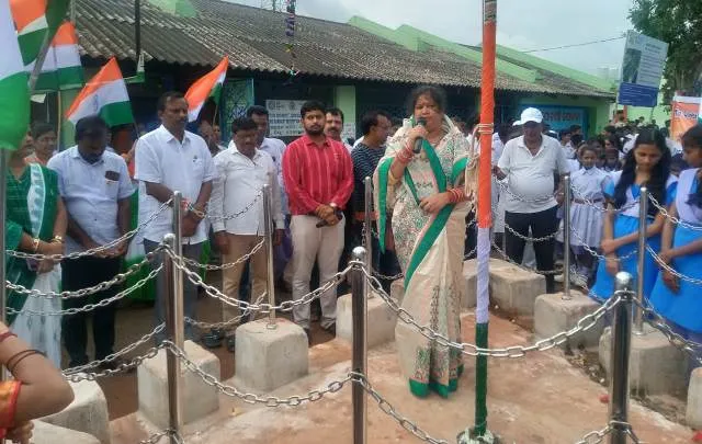 ଗଁଦିଆରେ ବ୍ଲକସ୍ତରୀୟ ୭୬ତମ ସ୍ୱାଧୀନତା ଦିବସ ପାଳିତ