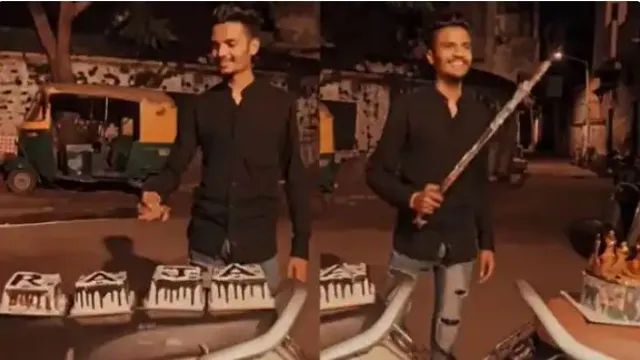 ଛୁରୀରେ ନୁହେଁ ଖଣ୍ଡାରେ କାଟିଲେ କେକ: 'ରାଜା'ର ଜନ୍ମଦିନକୁ ସ୍ମରଣୀୟ କରାଇଦେଲା ପୁଲିସ