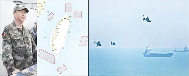 ସମରାଭ୍ୟାସ ଆଳରେ ଚୀନ୍‌ର ଆତଙ୍କରାଜ: ତାଇୱାନର ଚାରିପଟେ କ୍ଷେପଣାସ୍ତ୍ର ବର୍ଷା