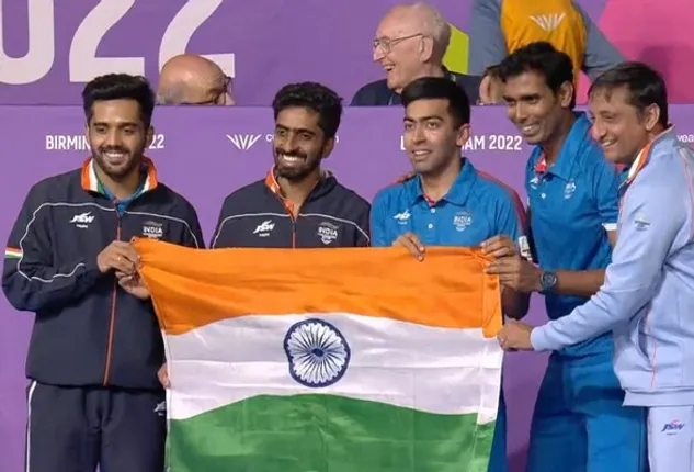 ରାଜ୍ୟଗୋଷ୍ଠୀ କ୍ରୀଡ଼ା : ଟେବୁଲ ଟେନିସ, ଲନ ବଲରେ ଭାରତକୁ ସ୍ବର୍ଣ୍ଣ