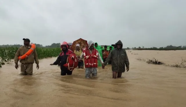 କୋଷାଗୁମୁଡ଼ା ବ୍ଲକ୍‌ରେ ବନ୍ୟା ପରିସ୍ଥିତି, ବୁଡ଼ିଲା ଅନେକ ତଳିଆ ଅଞ୍ଚଳ