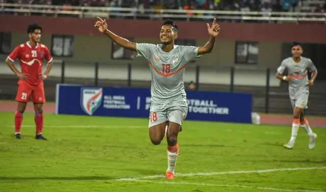 ୨୦ ବର୍ଷରୁ କମ୍‌ ସାଫ୍‌ ପ୍ରତିଯୋଗିତା: ଟଙ୍କଧରଙ୍କ ଗୋଲ୍‌ ସହ ବଡ଼ ବିଜୟ, ନେପାଳକୁ ୮-୦ରେ ହରାଇଲା ଭାରତ