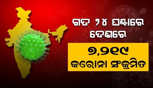 ପୁଣି ୭ ହଜାର ଟପିଲା ଦେଶରେ କୋଭିଡ୍‌-୧୯ ଦୈନିକ ସଂକ୍ରମଣ; କମୁଛି ସକ୍ରିୟ ଆକ୍ରାନ୍ତଙ୍କ ସଂଖ୍ୟା