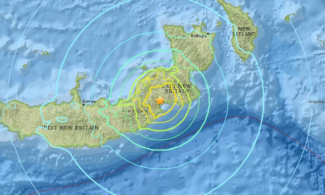 ପୂର୍ବାଞ୍ଚଳ ପାପୁଆ ନିଉ ଗିନିରେ ୭.୬ ତୀବ୍ରତାସମ୍ପନ୍ନ ଭୂମିକମ୍ପ; ସୁନାମି ସତର୍କ ସୂଚନା ଜାରି