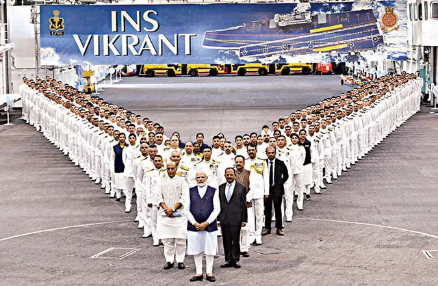 ନୌସେନାରେ ସାମିଲ ହେଲା ଆଇଏନଏସ ବିକ୍ରାନ୍ତ