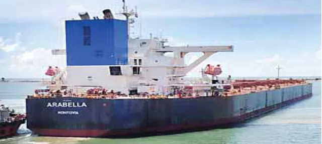 ପାରାଦୀପ ବନ୍ଦରରୁ ମାଲ୍ ବୋଝେଇ କଲା ସର୍ବବୃହତ୍‌ ଜାହାଜ