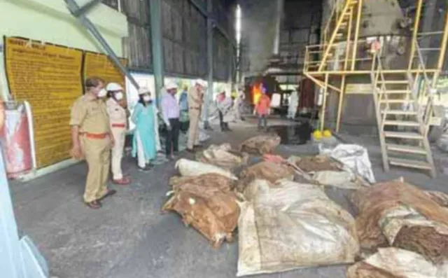 ନାଲ୍‌କୋ ସ୍ମେଲଟରରେ ପୋଡ଼ାହେଲା ଗଞ୍ଜେଇ