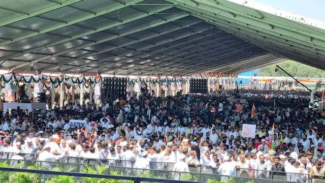 ‘ହାଲ୍ଲା ବୋଲ୍‌’ ରାଲି ଲାଗି ରାମଲୀଳା ମୈଦାନରେ କଂଗ୍ରେସକର୍ମୀ ସମାଗମ; ଦିଲ୍ଲୀ ପୁଲିସ କହିଲା, କାହାକୁ ଅଟକ ରଖାଯାଇନି