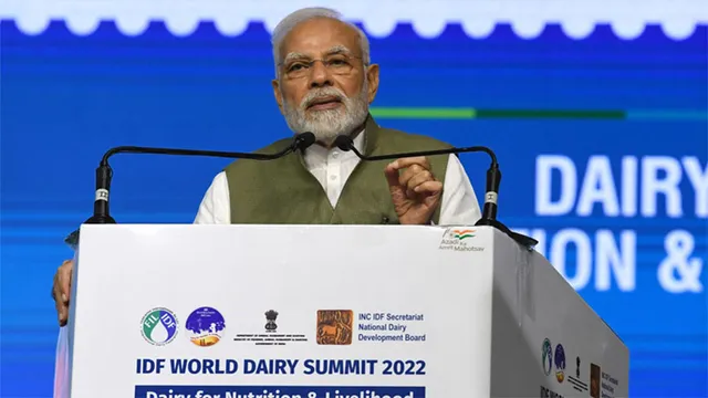 ଭାରତରେ ଦୁଗ୍ଧ ସାମଗ୍ରୀର ମୂଲ୍ୟ ଧାନ, ଗହମଠାରୁ ଅଧିକ: ମୋଦୀ