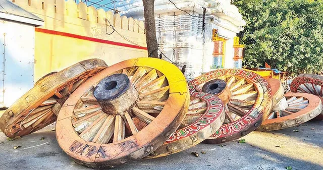 ଶ୍ରୀଜିଉଙ୍କ ରଥ ଚକ: ମାଗଣାରେ ଦେବେ କହି ଭଣ୍ଡେଇଲେ