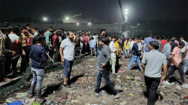 ଗୁଜୁରାଟରେ ବ୍ରିଜ ଭୁଶୁଡ଼ିବା ଘଟଣା: ମୃତ୍ୟୁ ସଂଖ୍ୟା ୭୭ ଛୁଇଁଲା