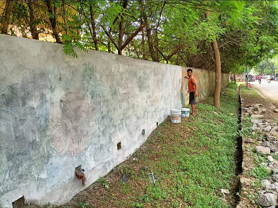 ଆର୍‌ଏମ୍‌ସିର ସୌନ୍ଦର୍ଯ୍ୟକରଣ କାମ ଏମିତି, ବର୍ଷକରେ ଲିଭିଗଲା କୋଟିଏ ଟଙ୍କାର ୱାଲ୍‌ ପେଣ୍ଟିଂ