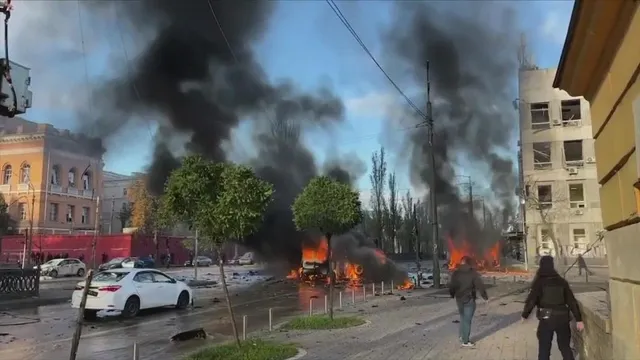 କିଭ୍‌ରେ ବିସ୍ଫୋରଣ ପରେ ବିସ୍ଫୋରଣ; ୫୨ରୁ ଅଧିକ ମିସାଇଲ ମାଡ଼ କଲା ରୁଷିଆ