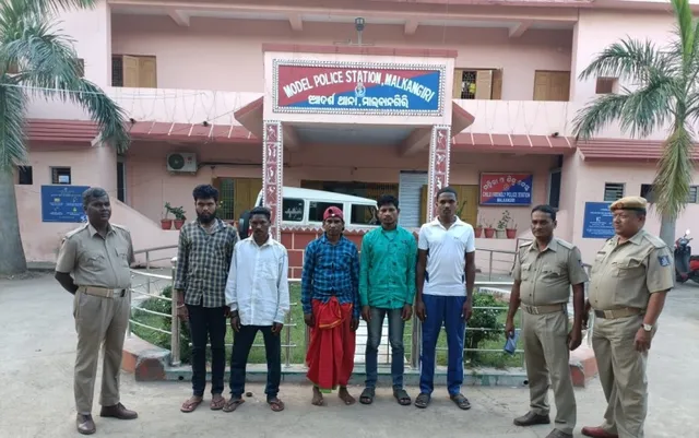 ଗୁଣିଗାରେଡି ସନ୍ଦେହ କରି ମାଡ ମାରିବା ଘଟଣା, ୫ ଜଣକୁ ଗିରଫ କଲା ପୁଲିସ