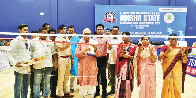 ରାଜ୍ୟସ୍ତରୀୟ ବ୍ୟାଡ୍‌ମିଣ୍ଟନ୍‌ ଉଦ୍‌ଘାଟିତ