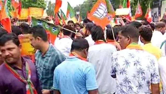 ବିଜେଡି ନେତା ଧର୍ମେନ୍ଦ୍ର ସାହୁଙ୍କ ମୃତ୍ୟୁ ଘଟଣା: ଡିସିପି ଅଫିସ ଘେରାଉ କଲା ବିଜେପି