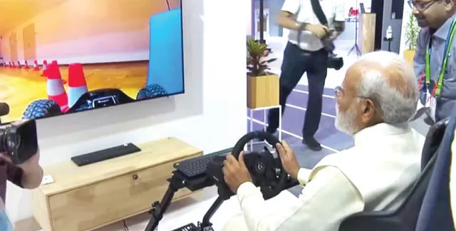 ୫ଜି ପ୍ରଯୁକ୍ତିର କମାଲ୍‌: ଦିଲ୍ଲୀରେ ରହି ‌ସ୍ବିଡେନରେ କାର୍‌ ଚଳାଇଲେ ମୋଦୀ