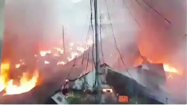 ଅରୁଣାଚଳ ପ୍ରଦେଶରେ ଭୟାବହ ଅଗ୍ନିକାଣ୍ଡ, ୭୦୦ ଦୋକାନ ଜଳିପୋଡ଼ି ପାଉଁଶ